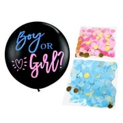 Etereauty Gender Reveal Balloons Letter Baby Backdrop Party Birthdayshower Boy Big Or Large Decroation Balloon Girl Favors
